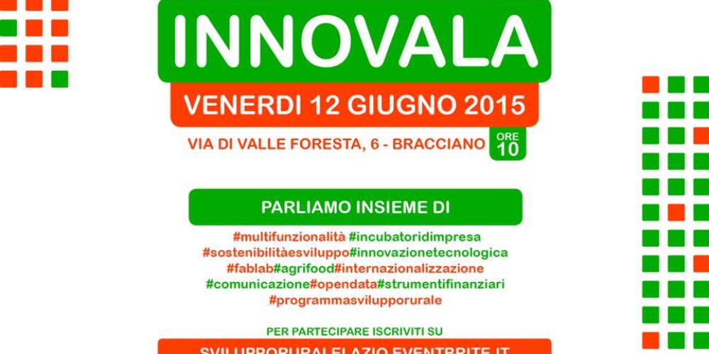 12 giugno 2015 – Non essere una zappa INNOVALA